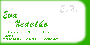 eva nedelko business card
